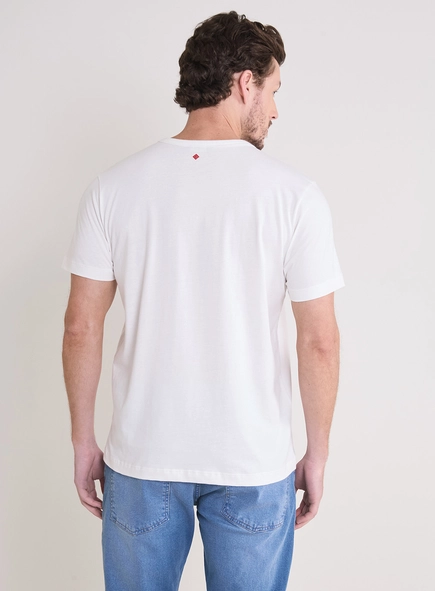 Camiseta Masculina New Slim Estampa