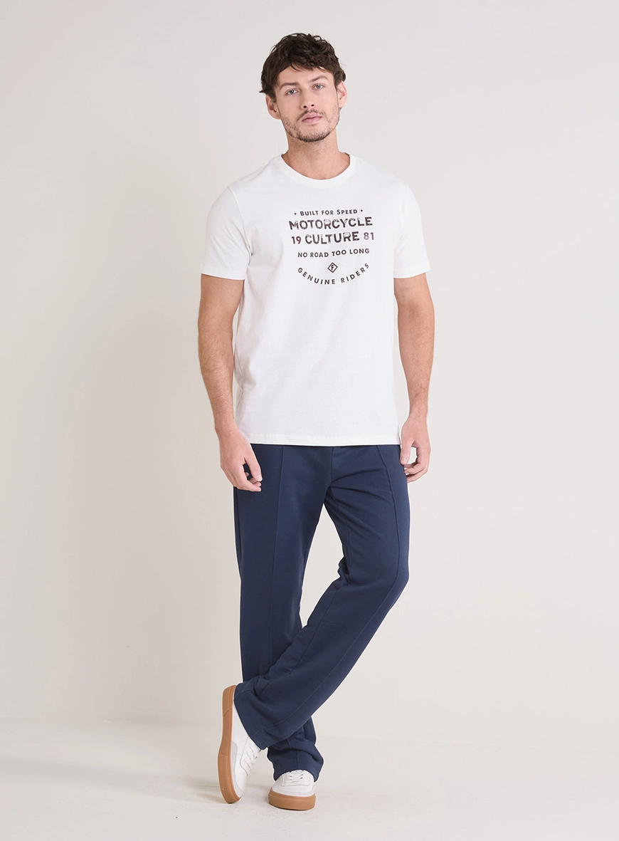 Camiseta Masculina New Slim Com Estampa Off Shell