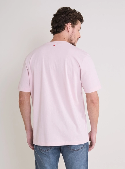 Camiseta Masculina New Box Com Estampa Frontal