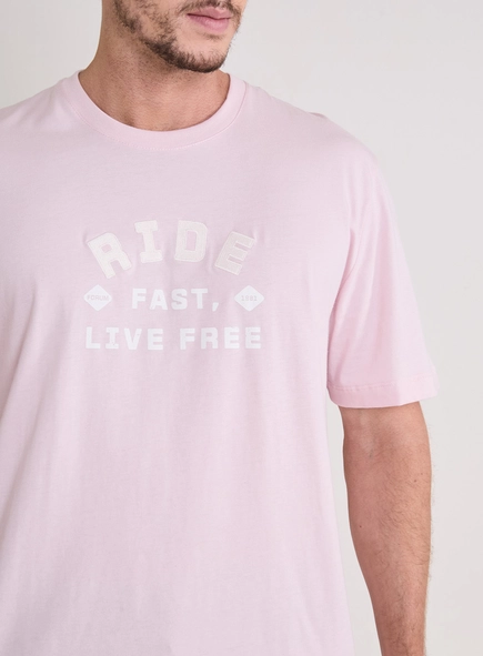 Camiseta Masculina New Box Com Estampa Frontal