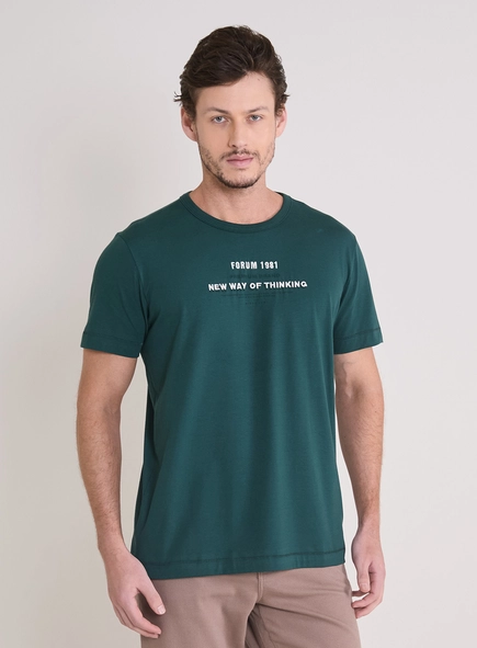 Camiseta Masculina New Slim Detalhes