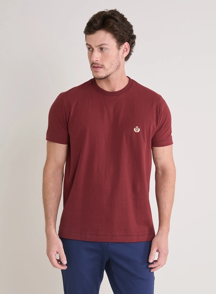 Camiseta Masculina New Slim Manga Curta