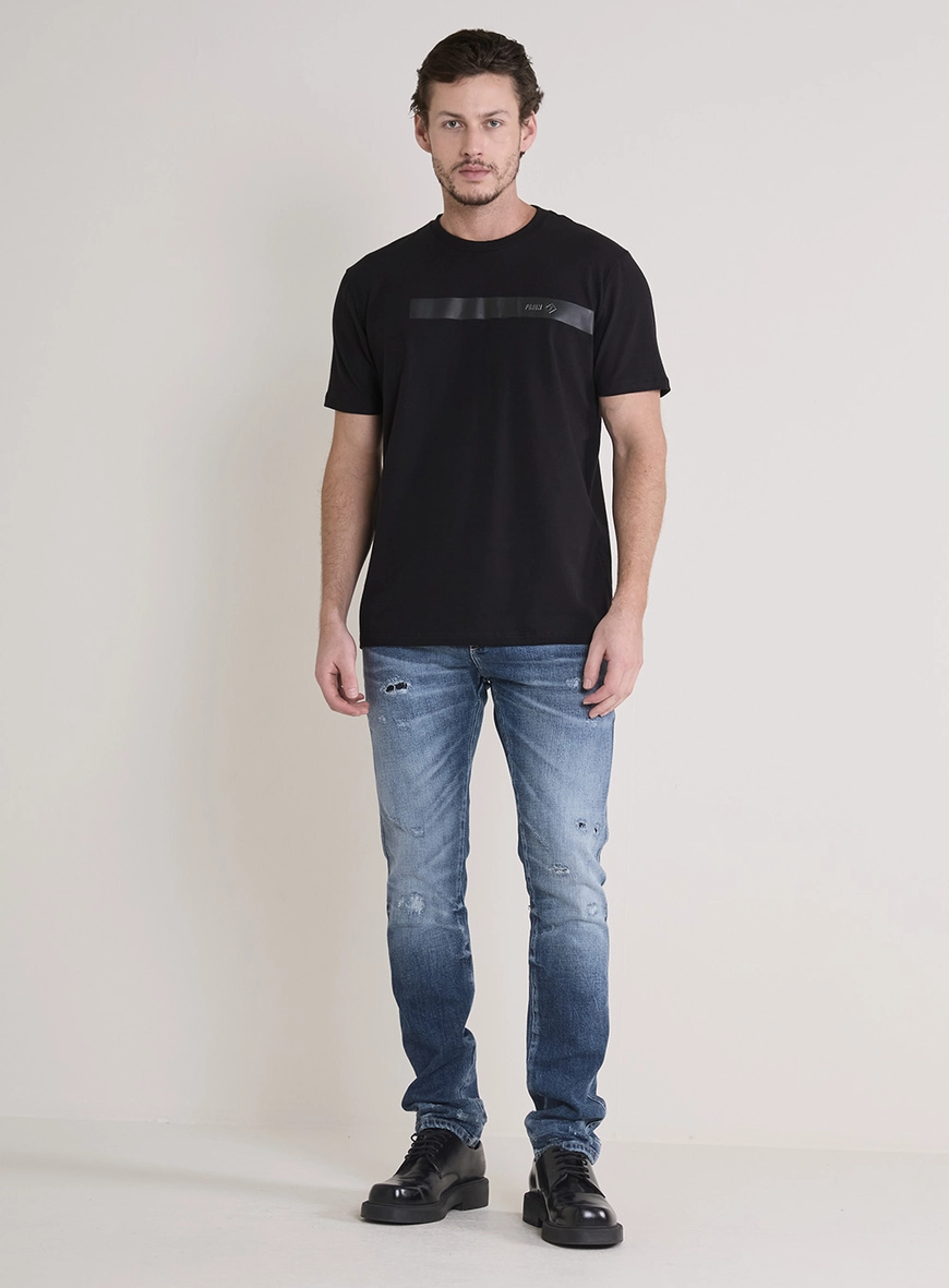 Camiseta Masculina New Slim Preto