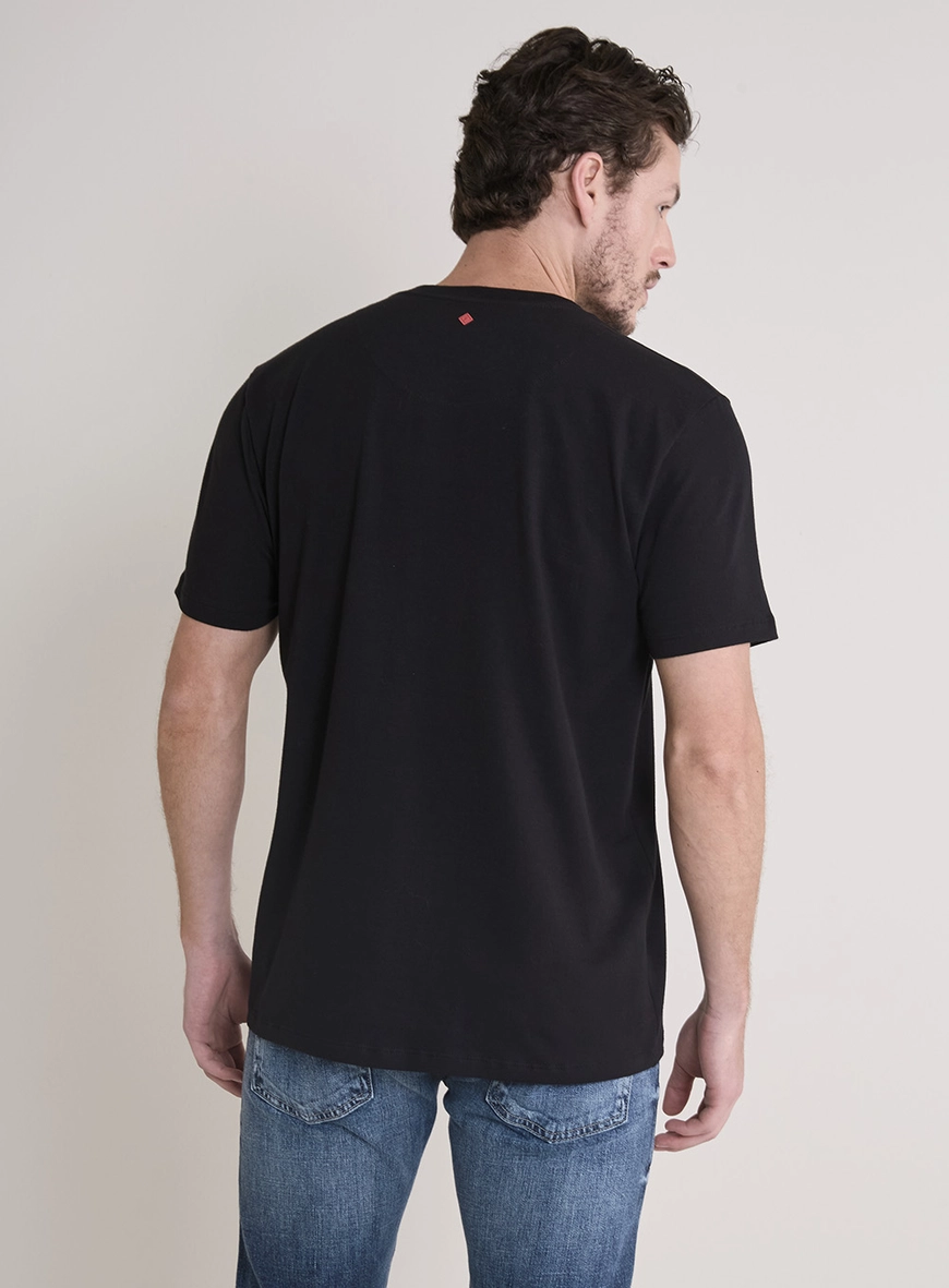 Camiseta Masculina New Slim Preto