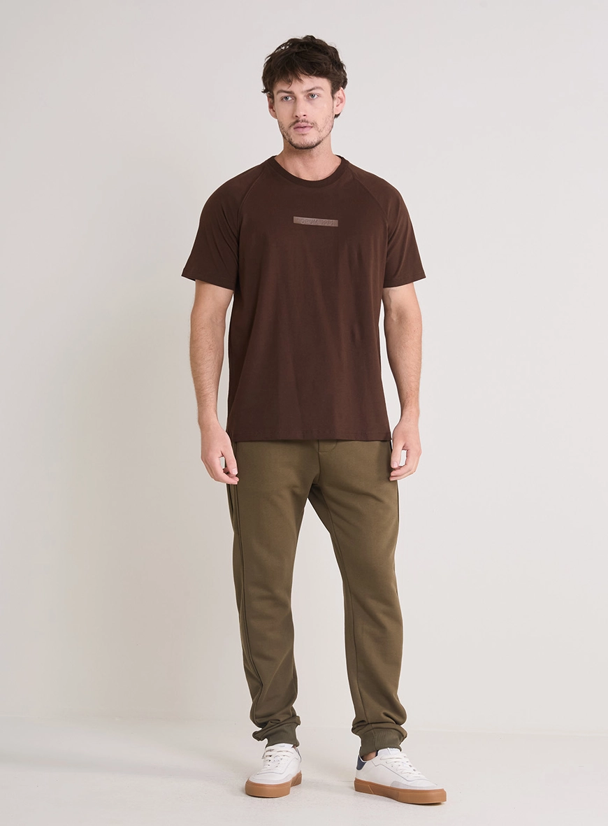 Camiseta Masculina New Box Marrom