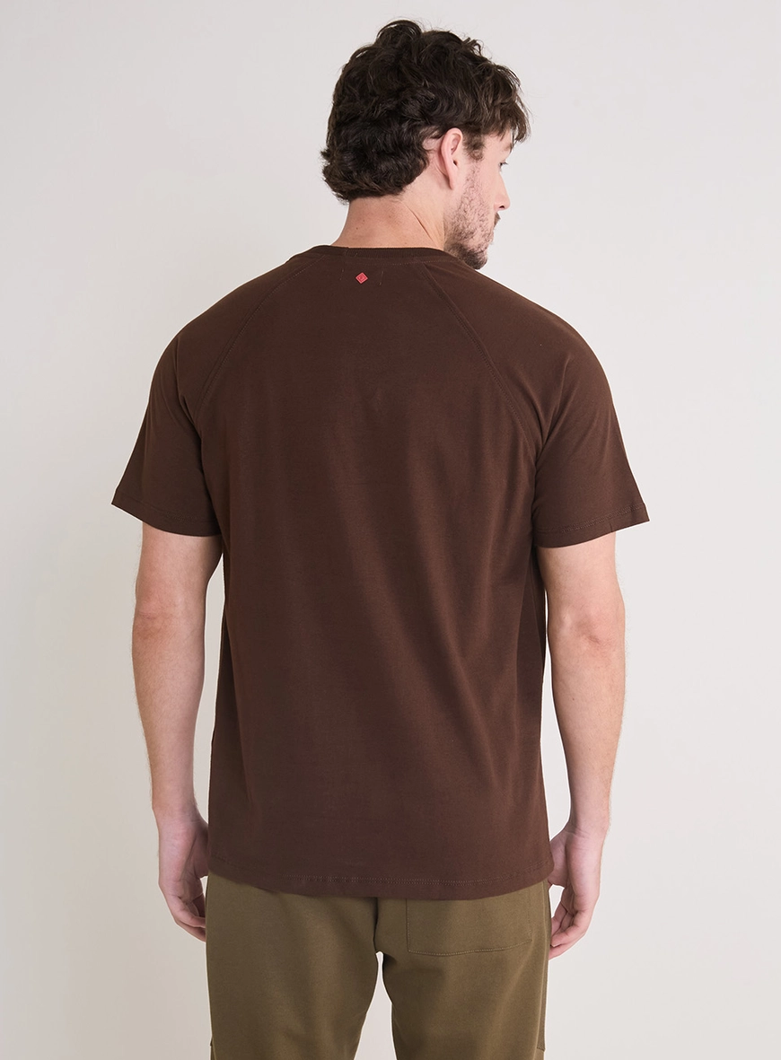 Camiseta Masculina New Box Marrom