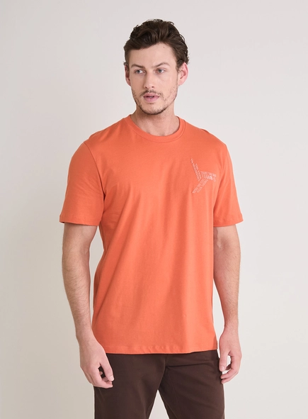Camiseta Masculina New Box Com Detalhe