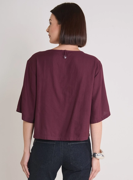 Blusa Solta Com Manga Ampla