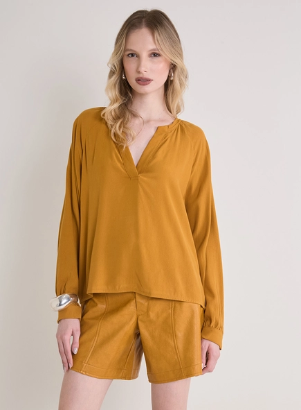 Blusa Bata Manga Longa