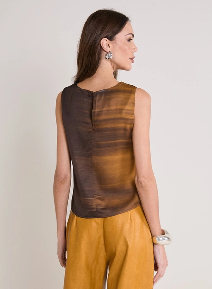 Blusa Solta Golden Gradient