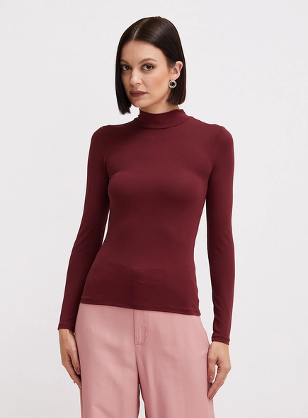 Blusa Justa De Manga Longa