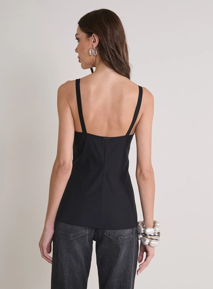 Blusa Alfaiataria Estruturada Com Botões Frontal