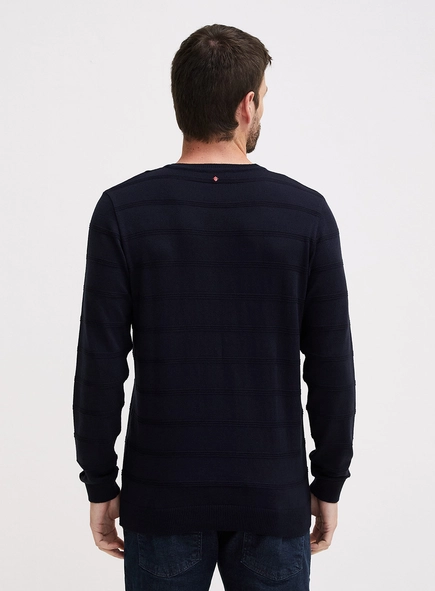 Blusão Masculino Tricô Jacquard