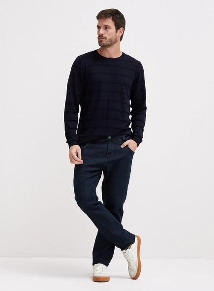 Blusão Masculino Tricô Jacquard