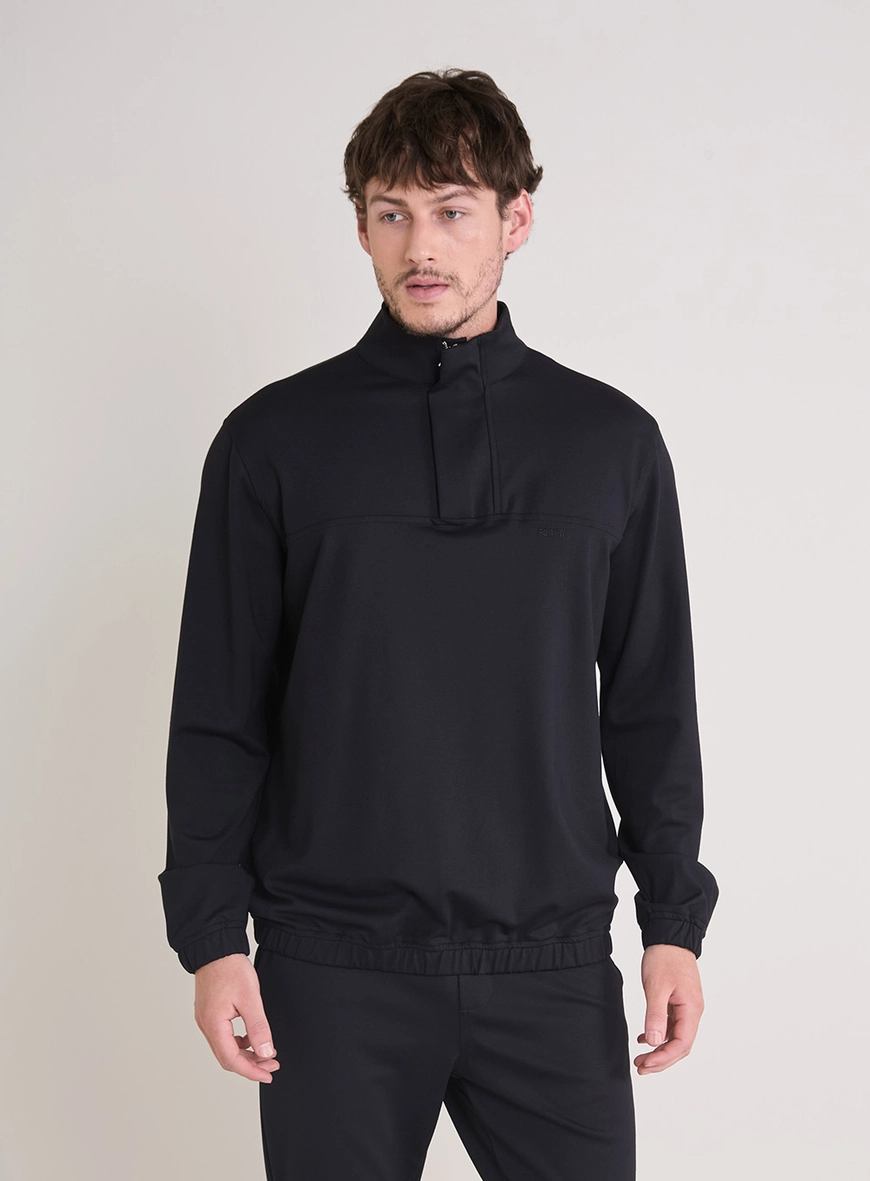 Blusão Masculina New Comfort Gola Alta Preto