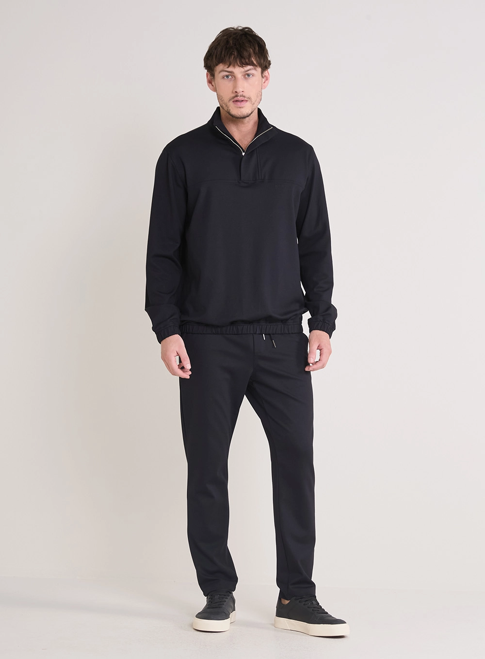 Blusão Masculina New Comfort Gola Alta Preto 4