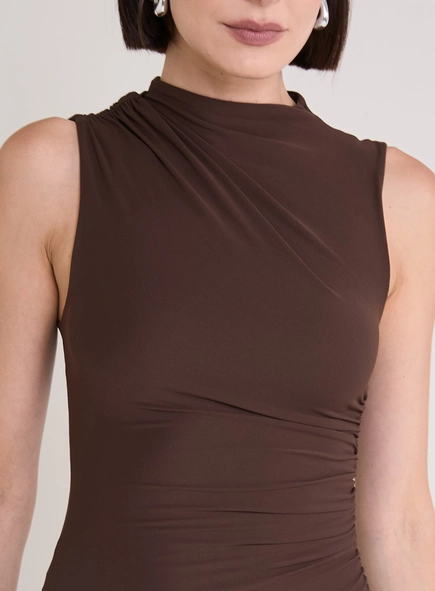Vestido Maxi Midi Gola Japonesa