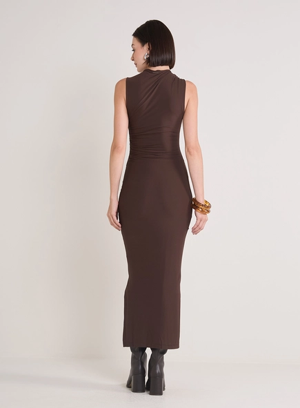 Vestido Maxi Midi Gola Japonesa