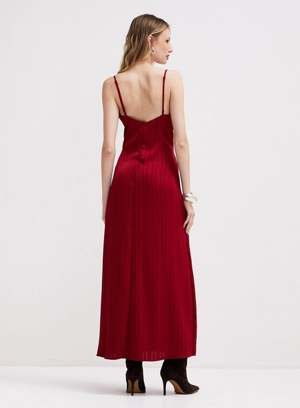 Vestido Maxi Midi Com Listras