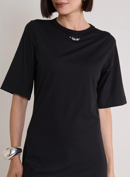 Vestido Midi Com Fenda