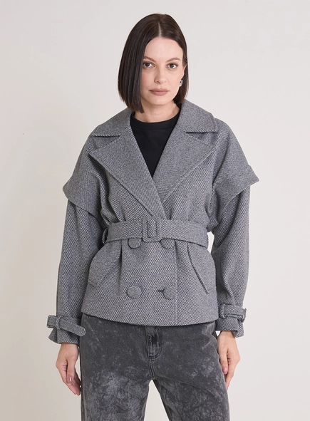 Casaco Cropped Feminino