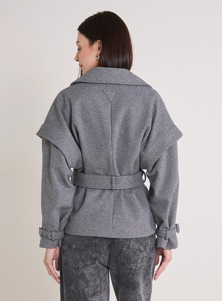 Casaco Cropped Feminino