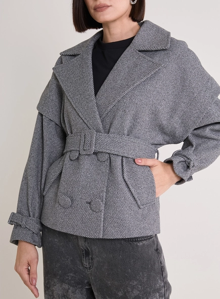 Casaco Cropped Feminino