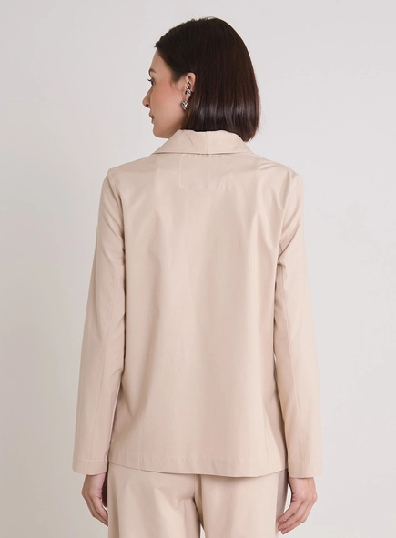 Blazer Feminino Alfaiataria Reto