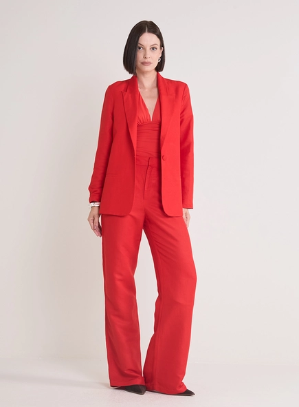 Blazer Alfaiataria Reto Feminino