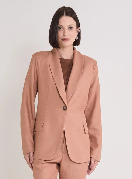 Blazer Feminino De Alfaiataria Over