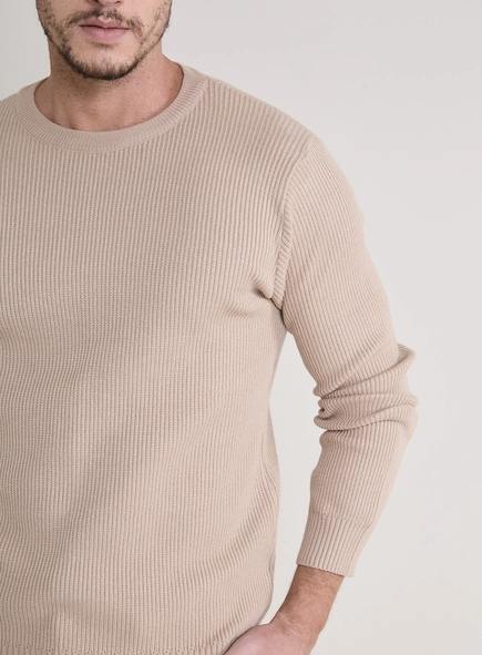 Suéter Tricô Masculino Fifties Texturizado