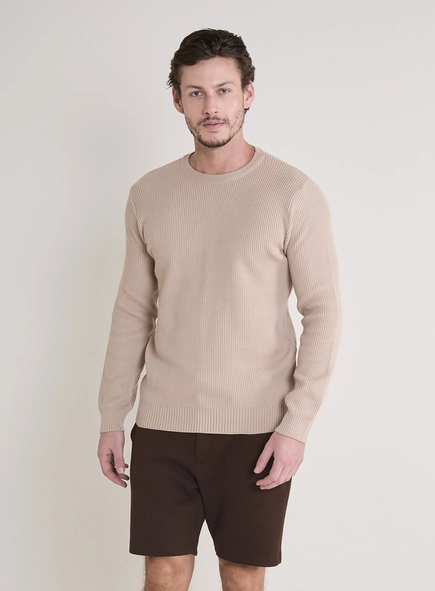 Suéter Tricô Masculino Fifties Texturizado