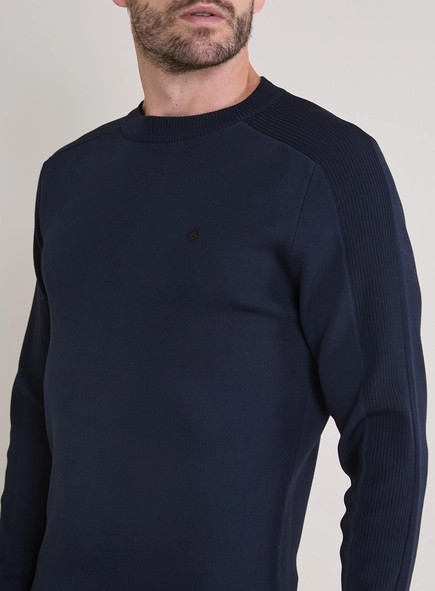 Suéter Tricô Masculino Raglan