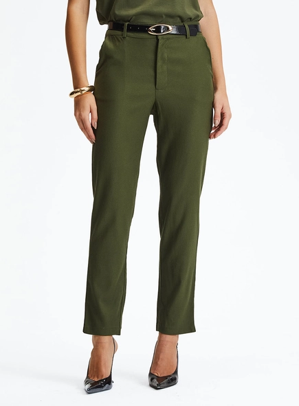 Calça De Alfaiataria Cenoura