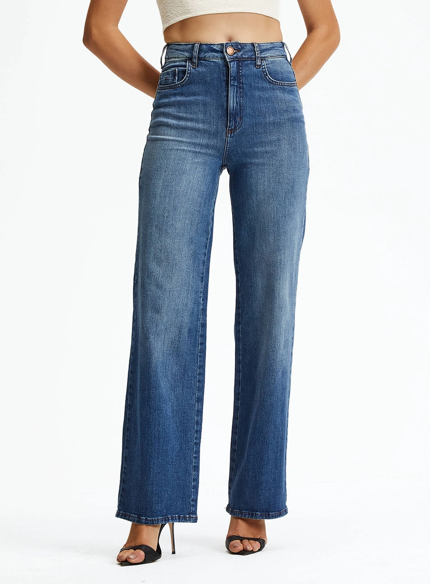 Calça Jeans Reta Slim Índigo 2