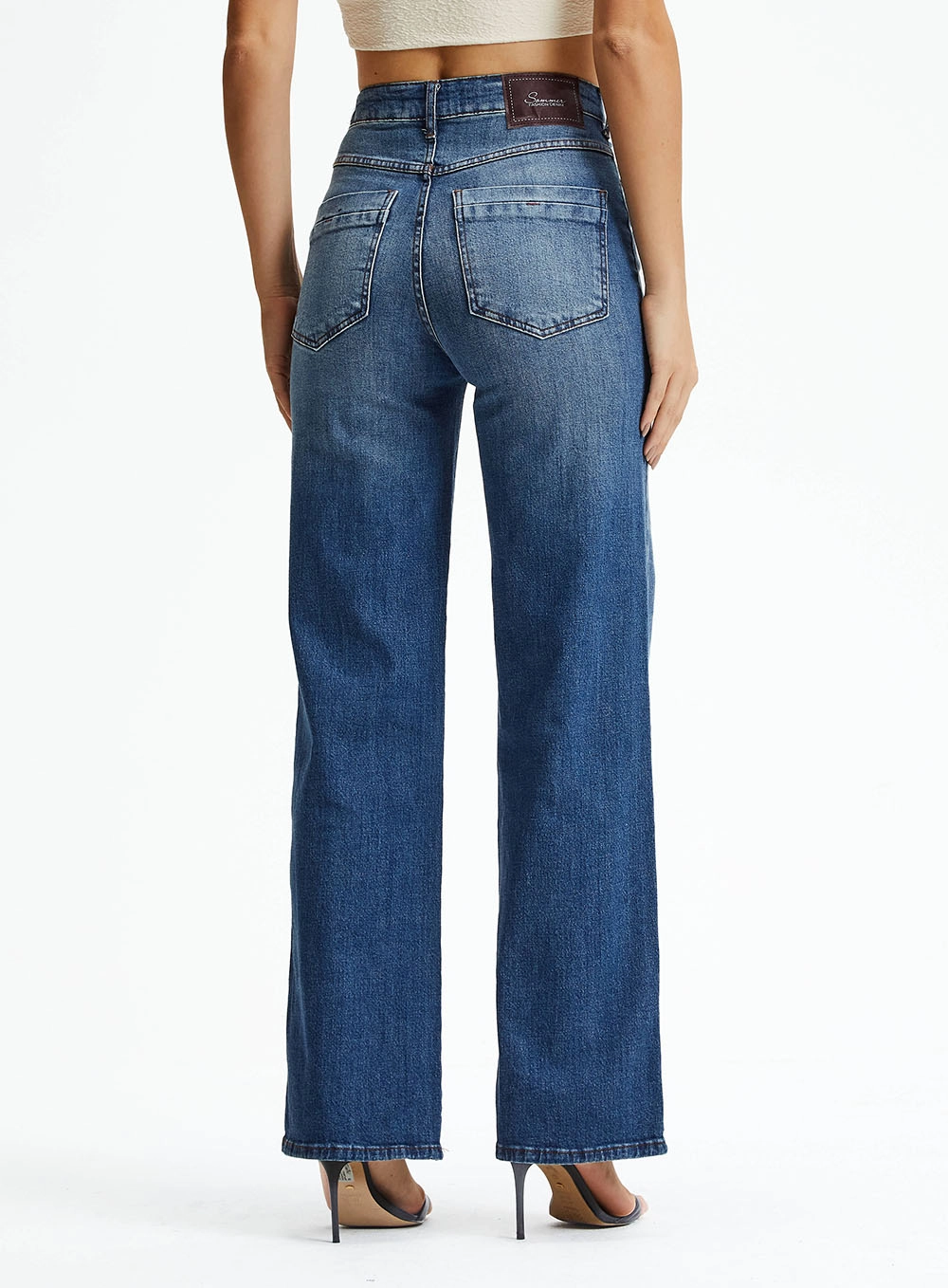 Calça Jeans Reta Slim Índigo 4