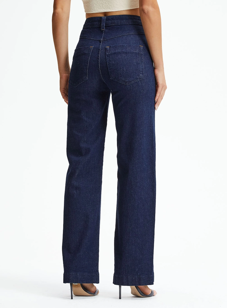 Calça Jeans Reta Slim Índigo Intenso Índigo 4