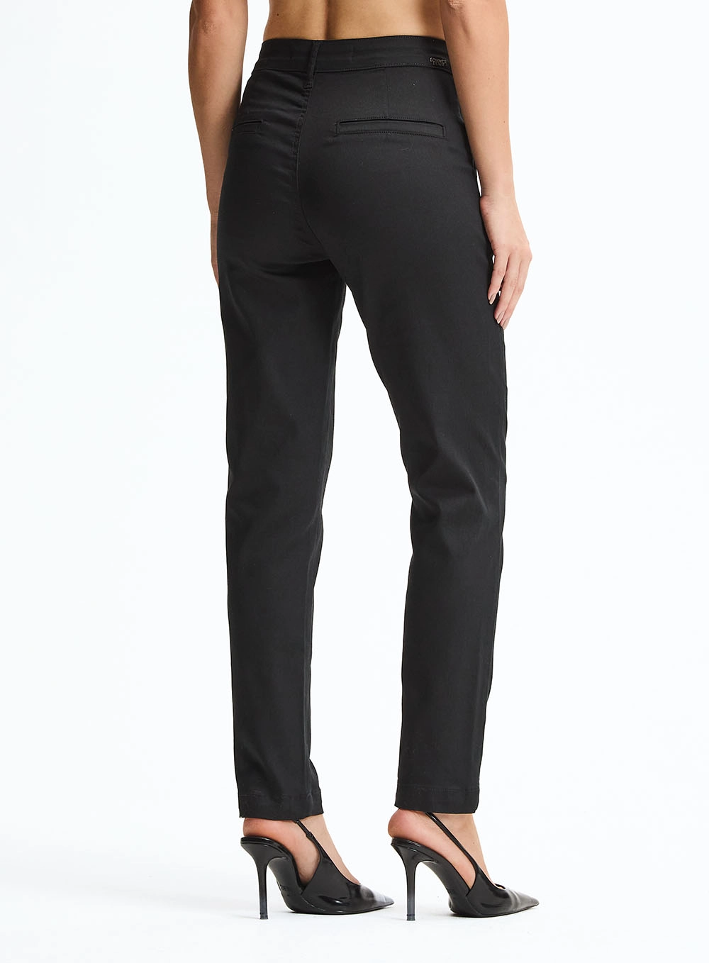 Calça De Sarja Alfaiataria Preto 4