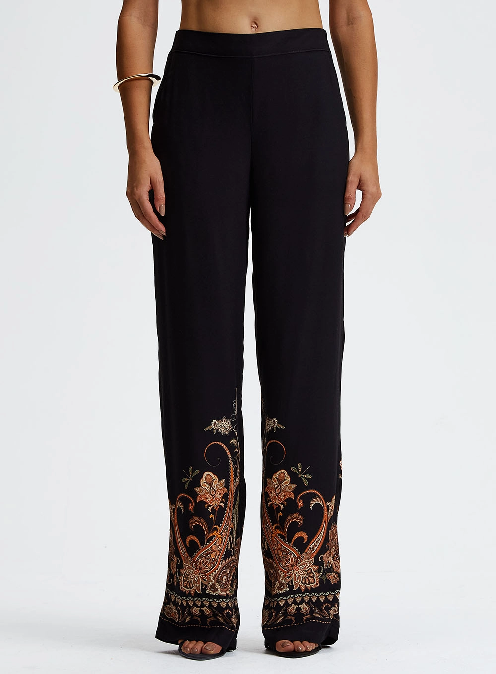 Calça Alfaiataria Reta - Floral Paisley Estampados 2