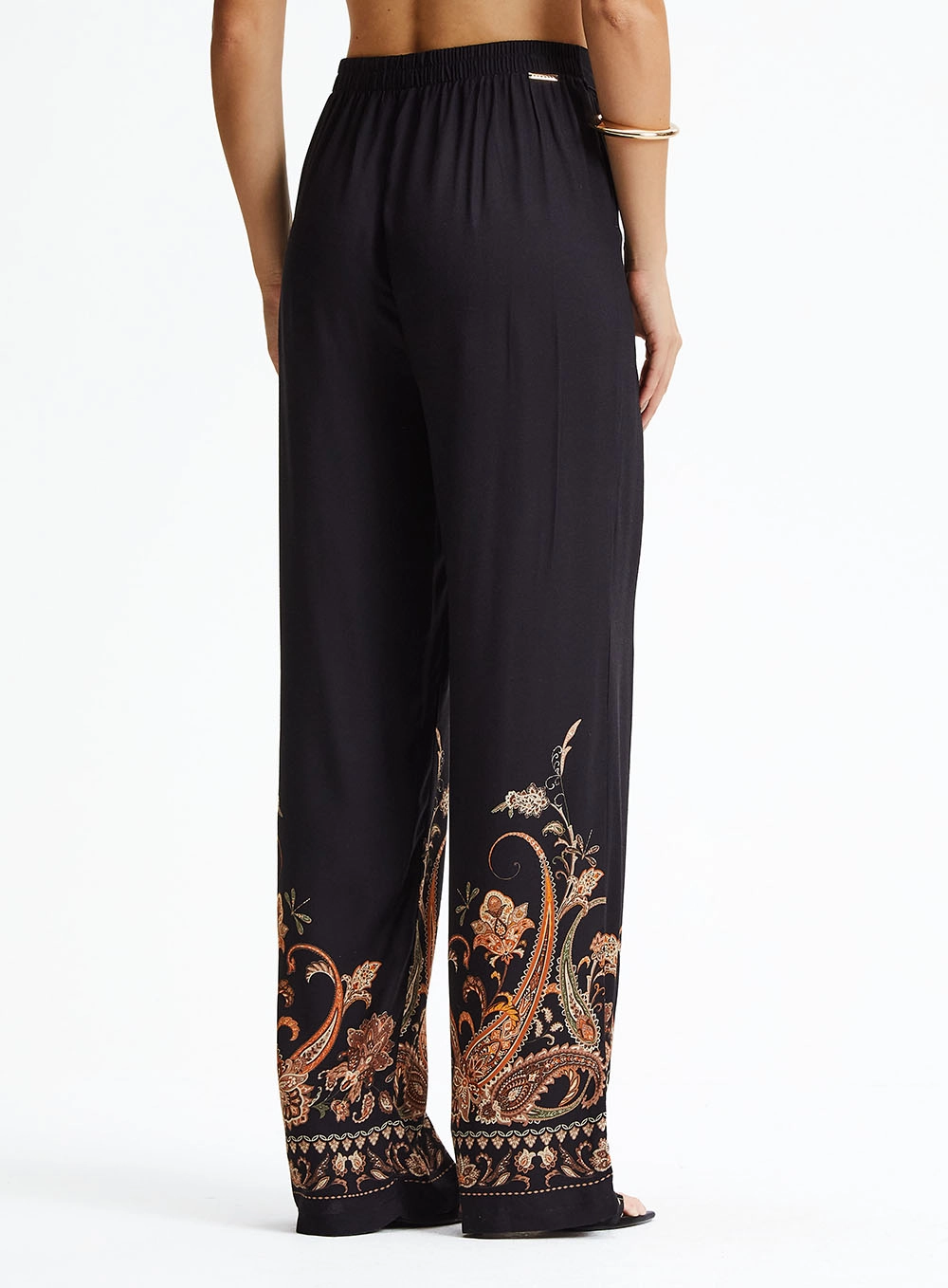 Calça Alfaiataria Reta - Floral Paisley Estampados 4