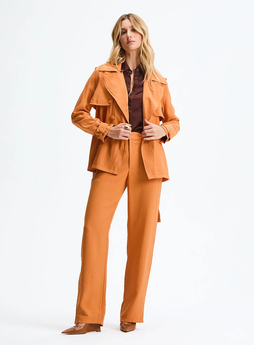 Camisa Feminina Comfort Marrom 4