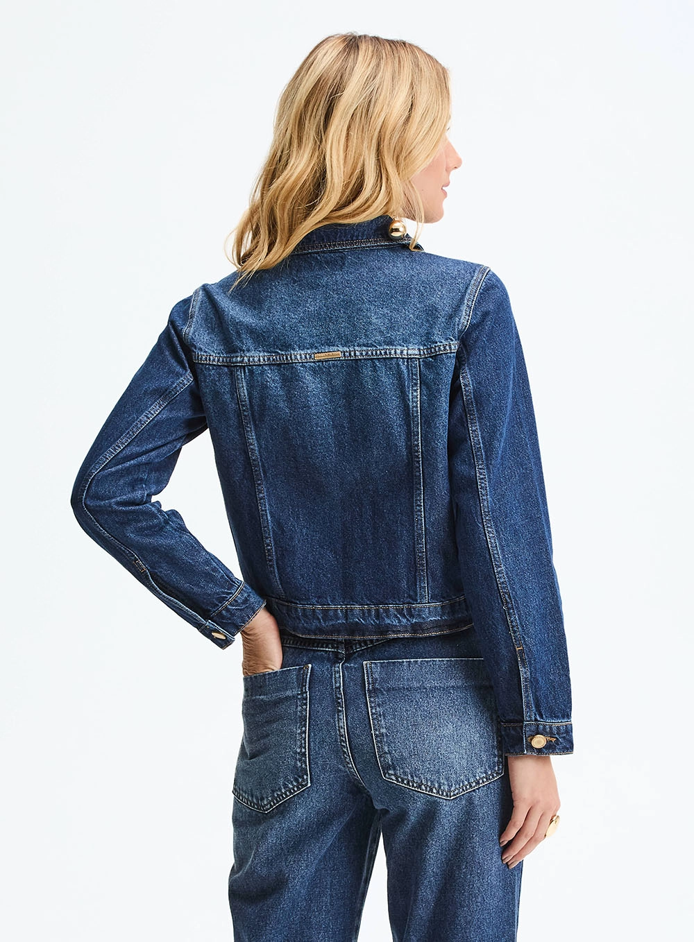 Jaqueta Jeans Feminina Comfort Índigo 4
