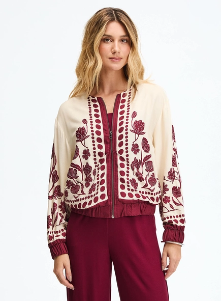 Jaqueta Feminina Comfort Aura Bordô