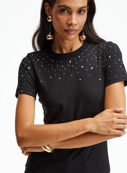 Camiseta Com Aplicação