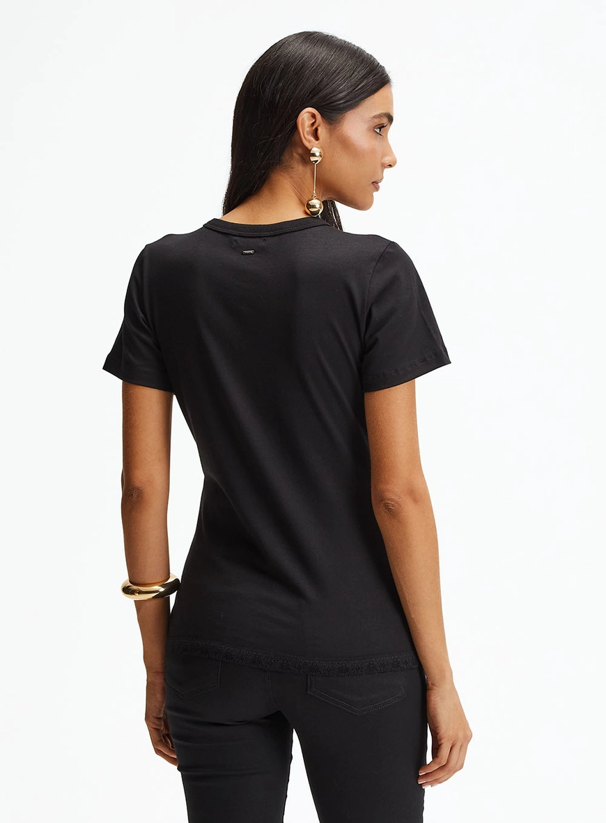 Camiseta Slim Básica Preto 2
