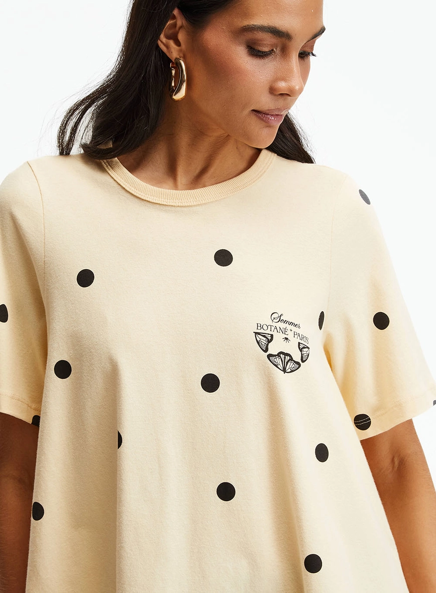 Camiseta Estampada Bege 3