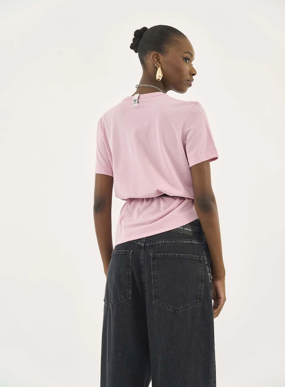 Camiseta Manga Curta Comfort Rosa