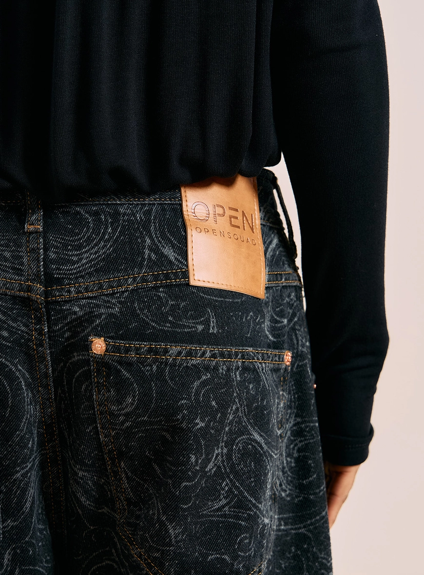 Calça Jeans Estampada Lilian Estampados 3
