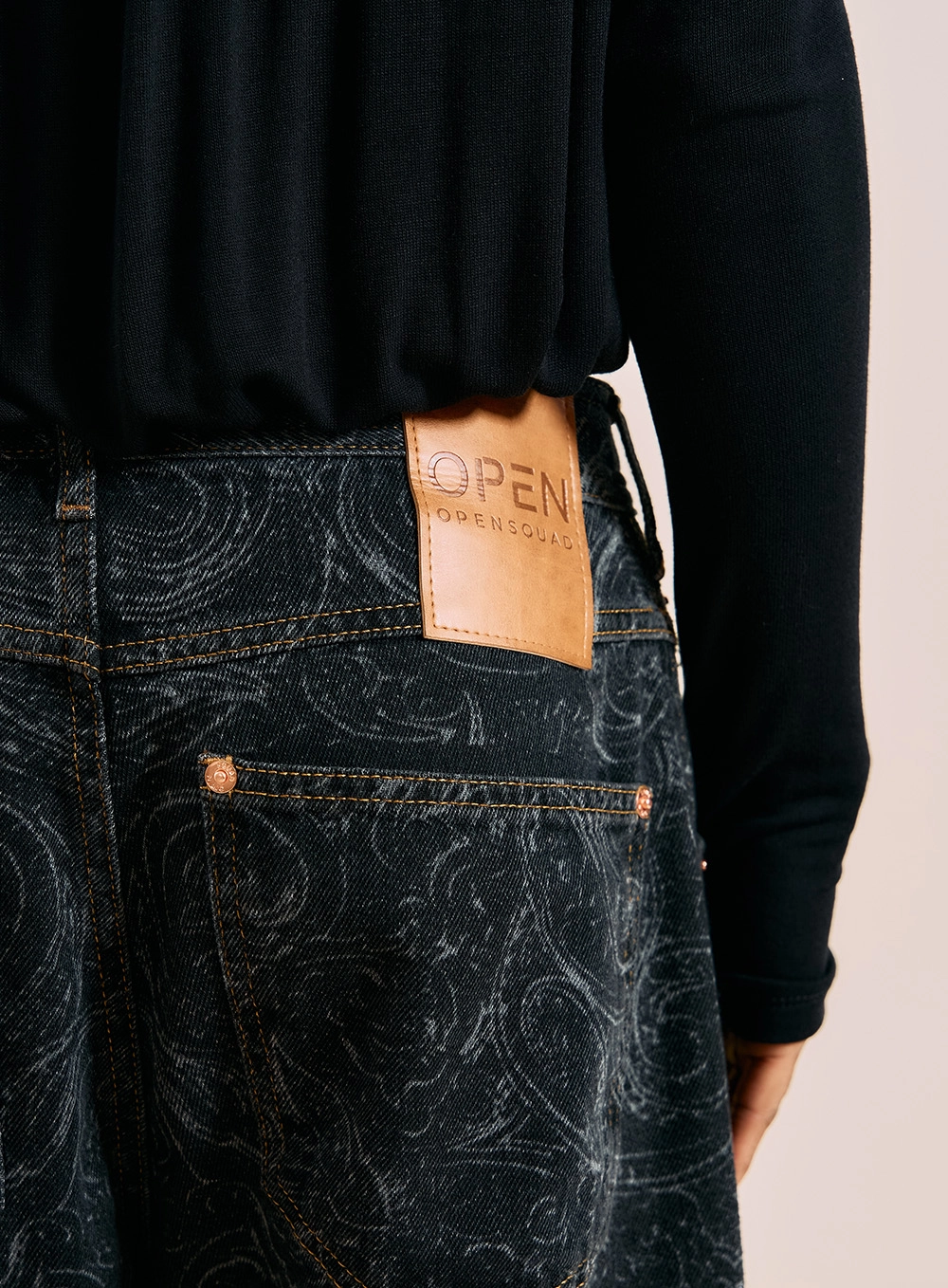 Calça Jeans Estampada Lilian Estampados 3