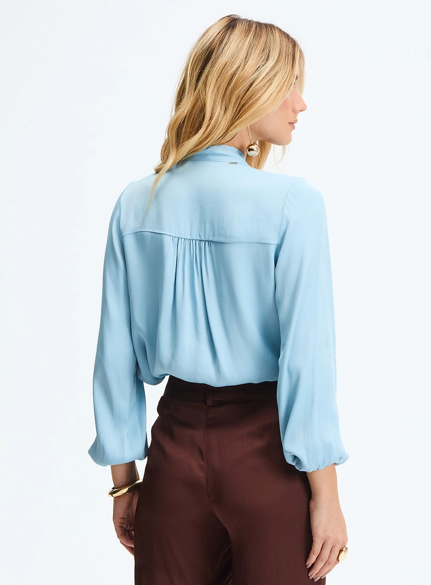 Blusa  Fashion Feminino Sommer Azul 4